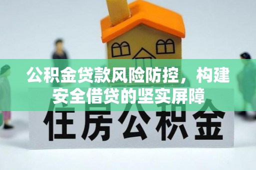 新河公积金贷款风险防控，构建安全借贷的坚实屏障