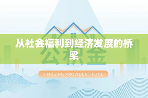 新河从社会福利到经济发展的桥梁