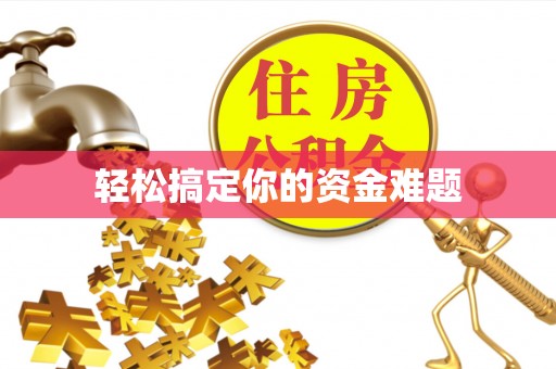 新河轻松搞定你的资金难题