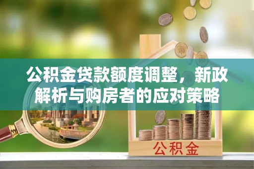 新河公积金贷款额度调整，新政解析与购房者的应对策略