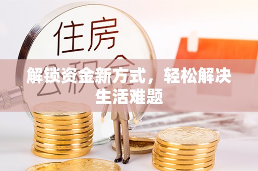 新河解锁资金新方式，轻松解决生活难题